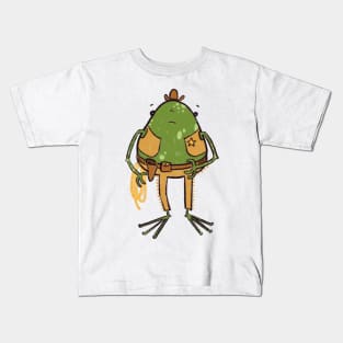 Frog Sheriff Kids T-Shirt